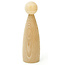 Stafil SpA Houten Pop Peg Doll Naturel 3,5x12cm