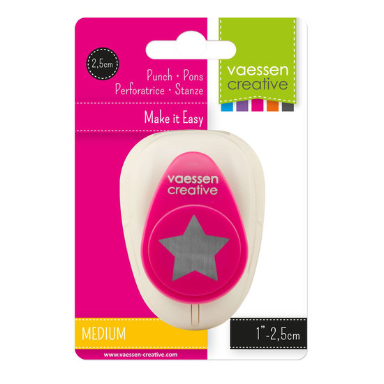 Vaessen Creative Vaessen Creative Figuurpons Medium Ster 1''