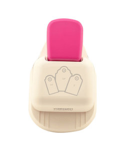 Vaessen Creative Figuurpons 3-in-1 Label Geschulpte Rand