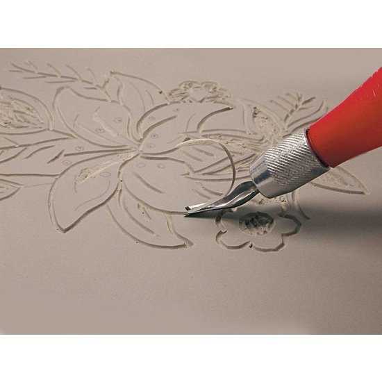 Essdee Essdee 10 Lino Cutters & Handle Set