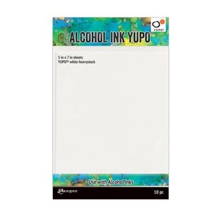 Ranger Alcohol Ink Yupo Papier  Wit Heavystock 5x7'' 10st