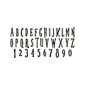 Tim Holtz Sizzix Bigz Die XL Tim Holtz Alphabeth Handmade