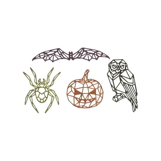 Tim Holtz Sizzix Tim Holtz Thinlits Dies Geo Halloween