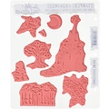 Tim Holtz Tim Holtz Cling Stamp Haunted House