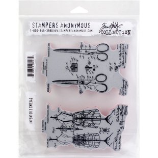 Tim Holtz Cling Stamp Inventor 3