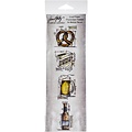 Tim Holtz Tim Holtz Cling Stamp Mini Blueprint Beer