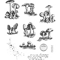 Tim Holtz Tim Holtz Cling Stamp Tiny Toadstools
