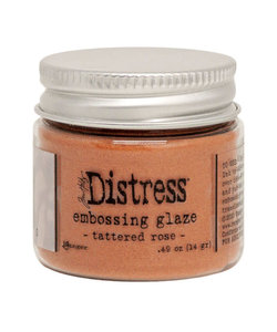 Ranger Distress Embossing Glaze Tattered Rose