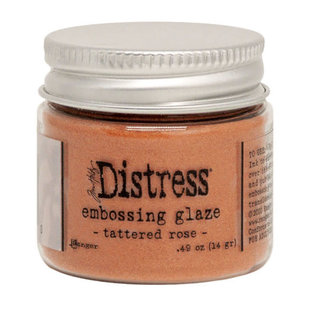 Ranger Distress Embossing Glaze Tattered Rose