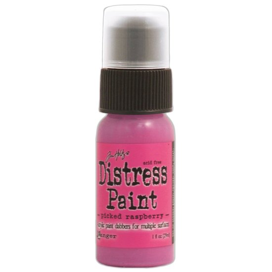 Tim Holtz Ranger Distress Paint Dabber Tim Holtz Picked Raspberry