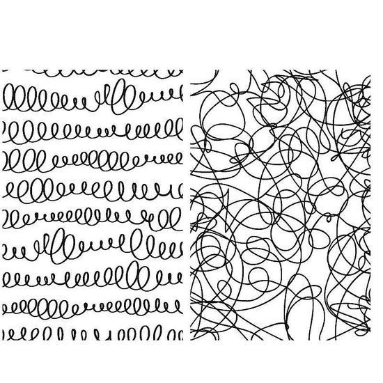 Tim Holtz Tim Holtz Cling Stamp Scribbles & Spirals