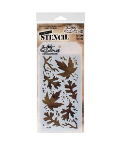 Tim Holtz Layering Stencil 4.125 "X8.5" Autumn