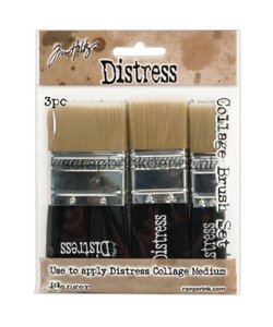 Tim Holtz Distress Collage brush ass. 3 pcs.