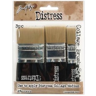 Tim Holtz Distress Collage brush ass. 3 pcs.