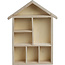 Creotime Houten Huisje Letterbak/Insectenhotel 30x21x3,5cm