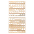 Rayher Houten Letter Bord Met Alfabet