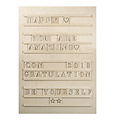 Rayher Houten Letter Bord Met Alfabet