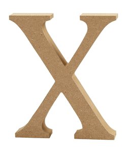 MDF Letter X 1,5x8cm