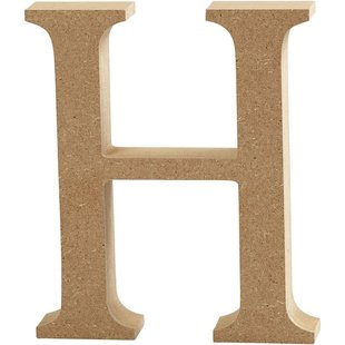 MDF Letter H 1,5x8cm