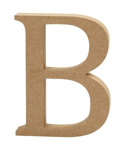 MDF Letter B 1,5x8cm