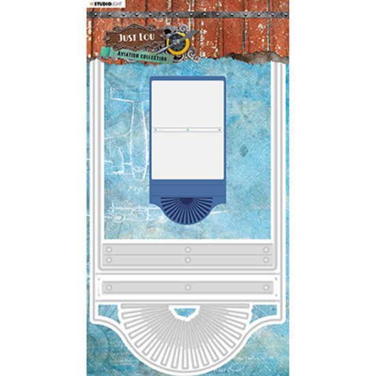 Studio Light Studio Light Embossing/Snijmal Just Lou Aviation Collection nr. 17