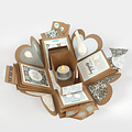 Creotime Explosion Box 7x7x7,5 + 12x12x12 cm. Craft