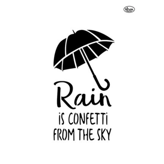 Viva Decor Viva Decor Blob Sjabloon A3 formaat Paraplu