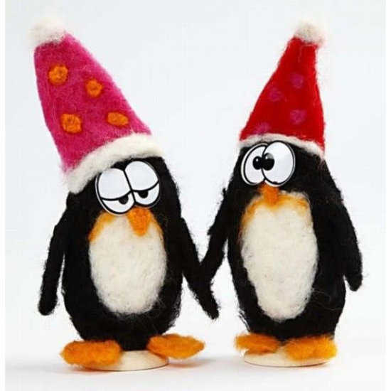 Creotime Viltnaald 75 mm. Fijn 10 st.