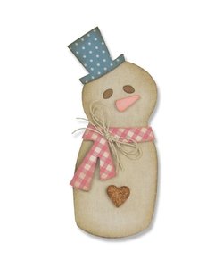 Sizzix Bigz Die Samantha Barnett Snowman