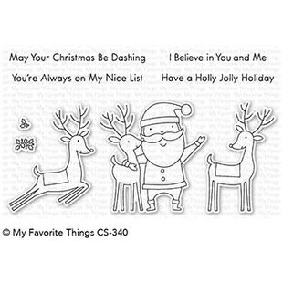 My Favorite Things Clear Stamps Santa & Friends