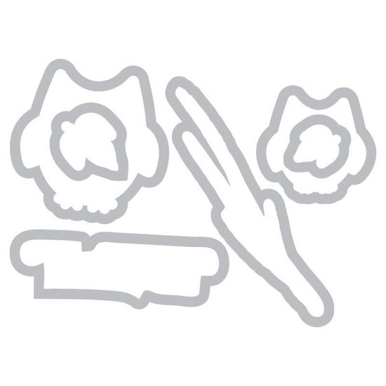 Sizzix Sizzix Framelits Die Set Stephanie Barnard Stamps Autumn Owls