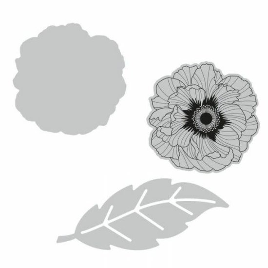 Sizzix Sizzix Framelits Die Set Stamp Flower