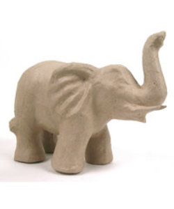 Decopatch Papier Maché Olifant Small 21x12x17cm.