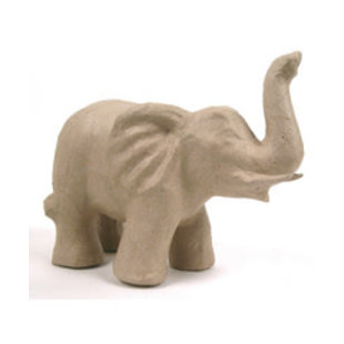 Decopatch Papier Maché Olifant Small 21x12x17cm.