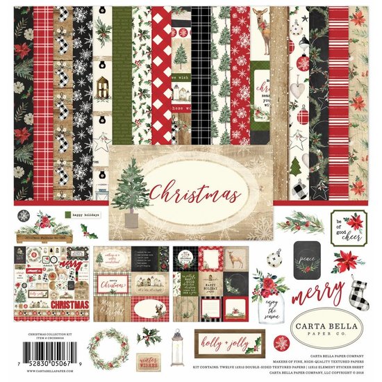 Carta Bella Carta Bella Christmas 12x12 Inch Collection Kit
