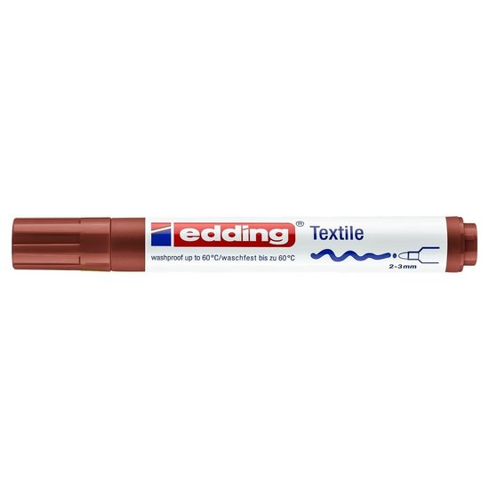 Edding Edding 4500 Textiel Marker Bruin