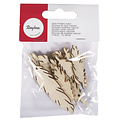 Rayher Houten veren 7 en 4 cm 12 stuks