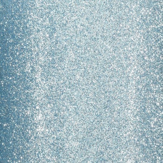 Florence Glitterpapier zelfklevend 30.5x30.5 Licht Turkoois