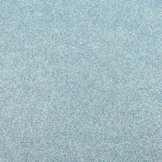 Florence Glitterpapier zelfklevend 30.5x30.5 Licht Turkoois