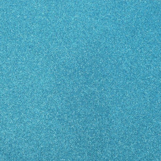 Florence Glitterpapier zelfklevend 30.5x30.5 Turkoois