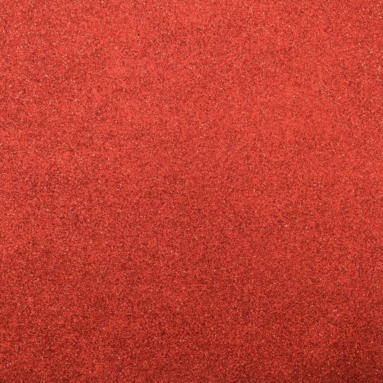 Florence Glitterpapier zelfklevend 30.5x30.5 Rood
