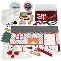 Creotime DIY Kit Christmas Party House Foam- / Silk clay