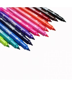 Tombow Marker TwinTone Brights 12st