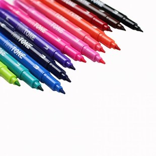 Tombow Marker TwinTone Brights 12st