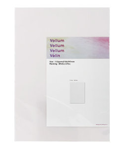 Vellum White A4 112 gms. 5st