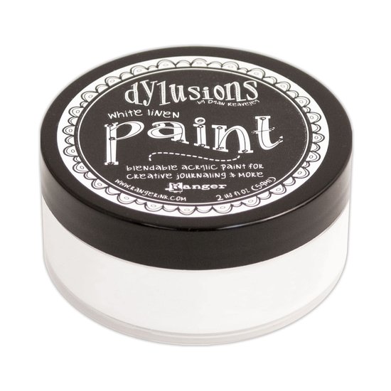 Dyan Reaveley Ranger Dylusions Paint White Linen 59ml