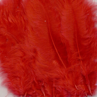 Veren Marabou Rood 8,5-12,5cm 15st