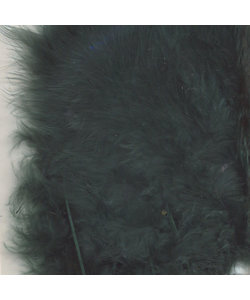 Veren Marabou Donker Groen 8,5-12,5cm 15st