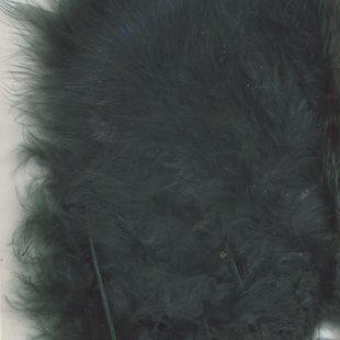 Veren Marabou Donker Groen 8,5-12,5cm 15st