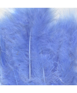 Veren Marabou Licht Blauw 8,5-12,5cm 15st